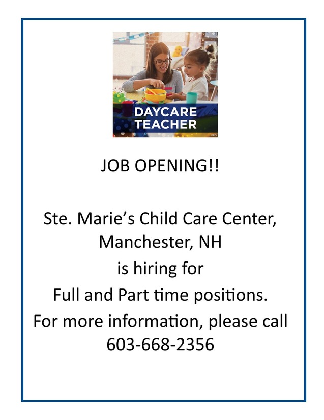 Community Events St. Anne Catholic Church Hampstead, NH